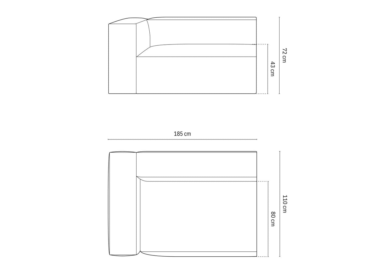 Modular seating unit 648597