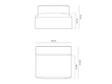 Modular armchair 649321