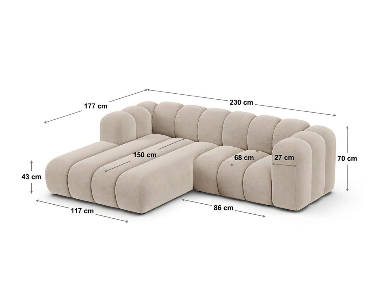 Modular corner sofa 592315