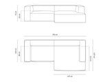 Modular corner sofa 650474