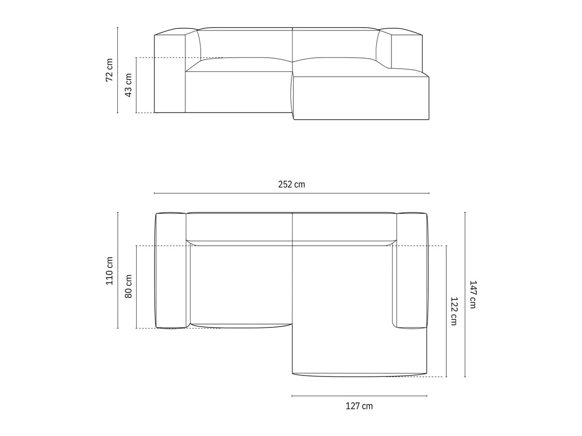 Modular corner sofa 650377