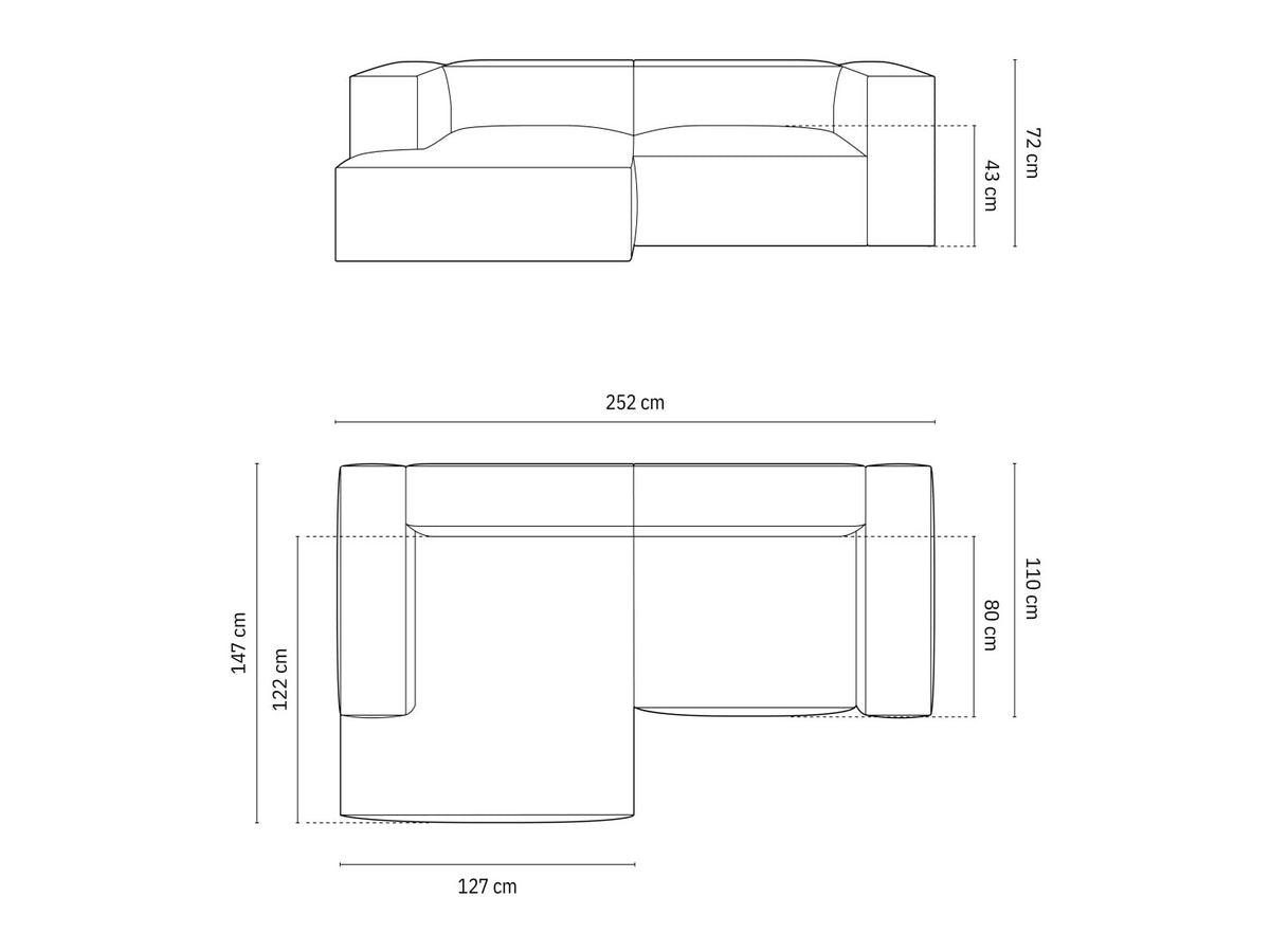 Modular corner sofa 650377