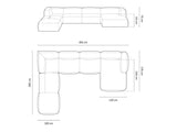 Modular corner sofa 651797