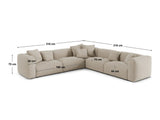 Modular corner sofa 652601
