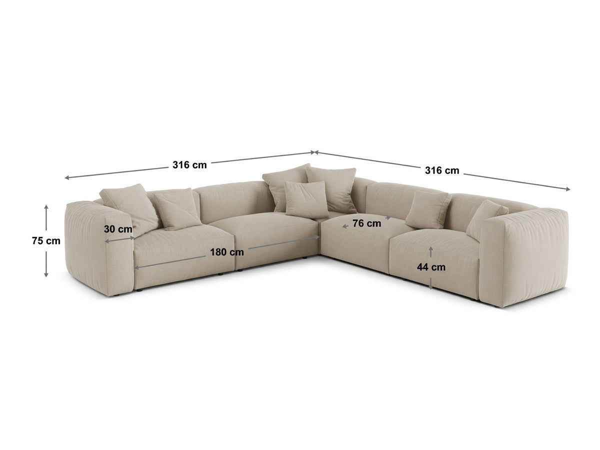 Modular corner sofa 652601