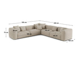 Modular corner sofa 652689