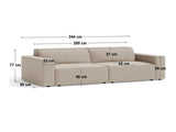 Modular sofa 597382