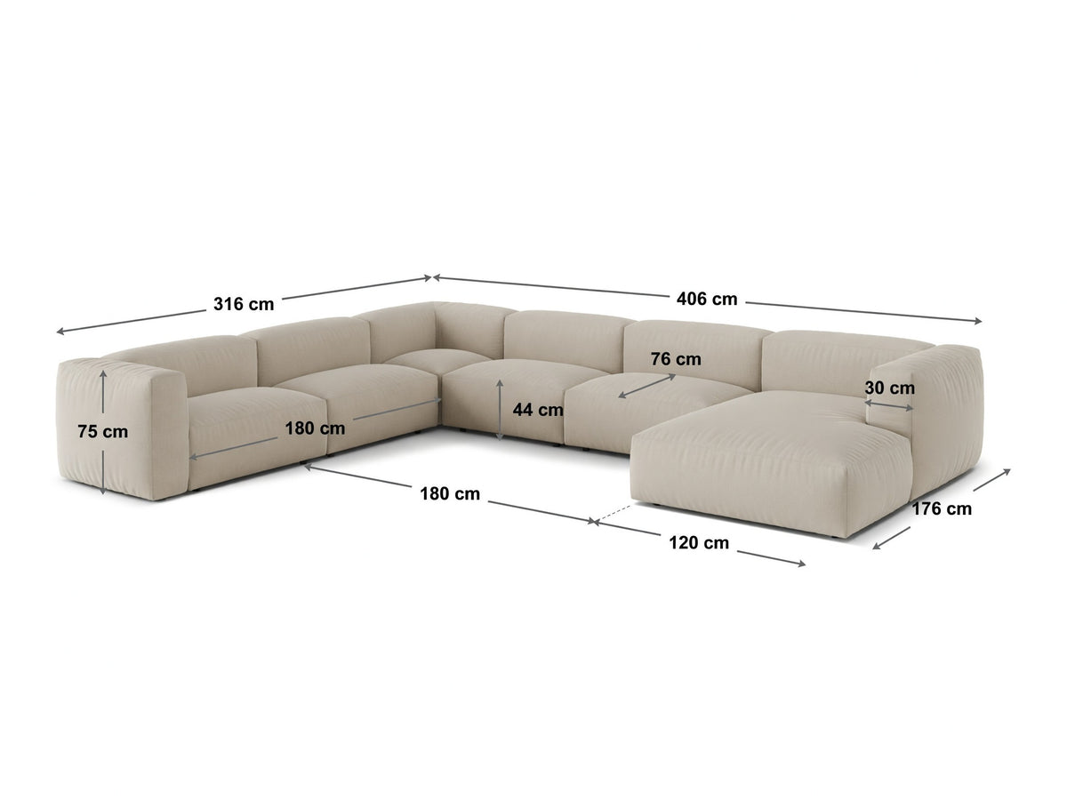 Modular corner sofa 652770