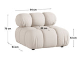 Modular armchair 539722