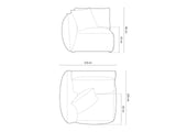 Modular seating unit 653913