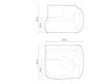 Modular seating unit 654033