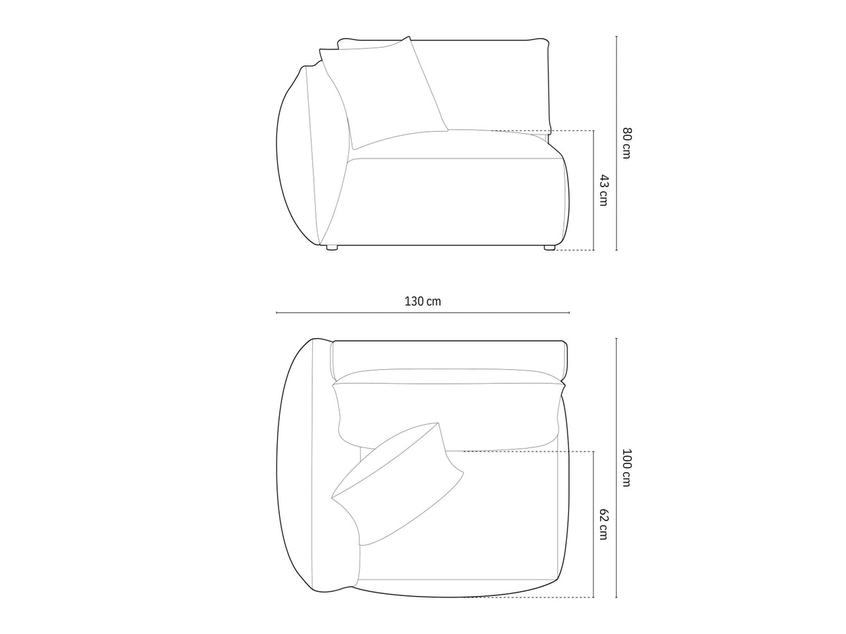 Modular seating unit 654033