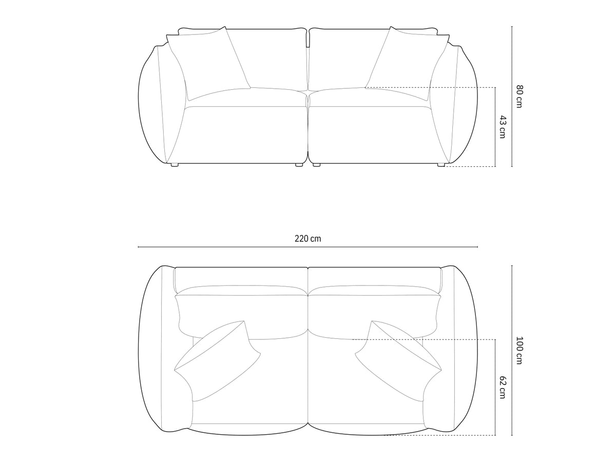 Modular sofa 654079