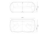 Modular sofa 654079