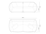 Modular sofa 654087