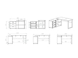 Corner desk 656080