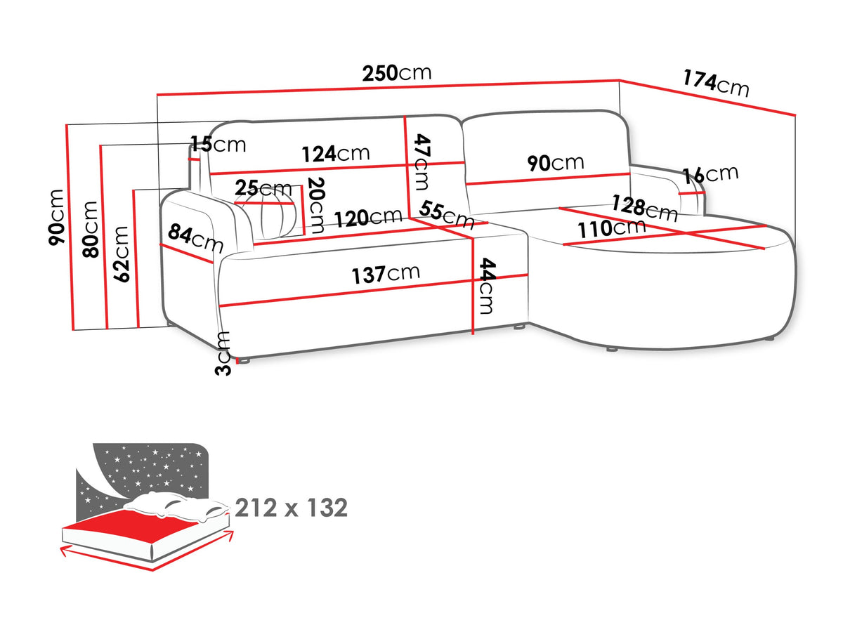 Corner sofa 641080