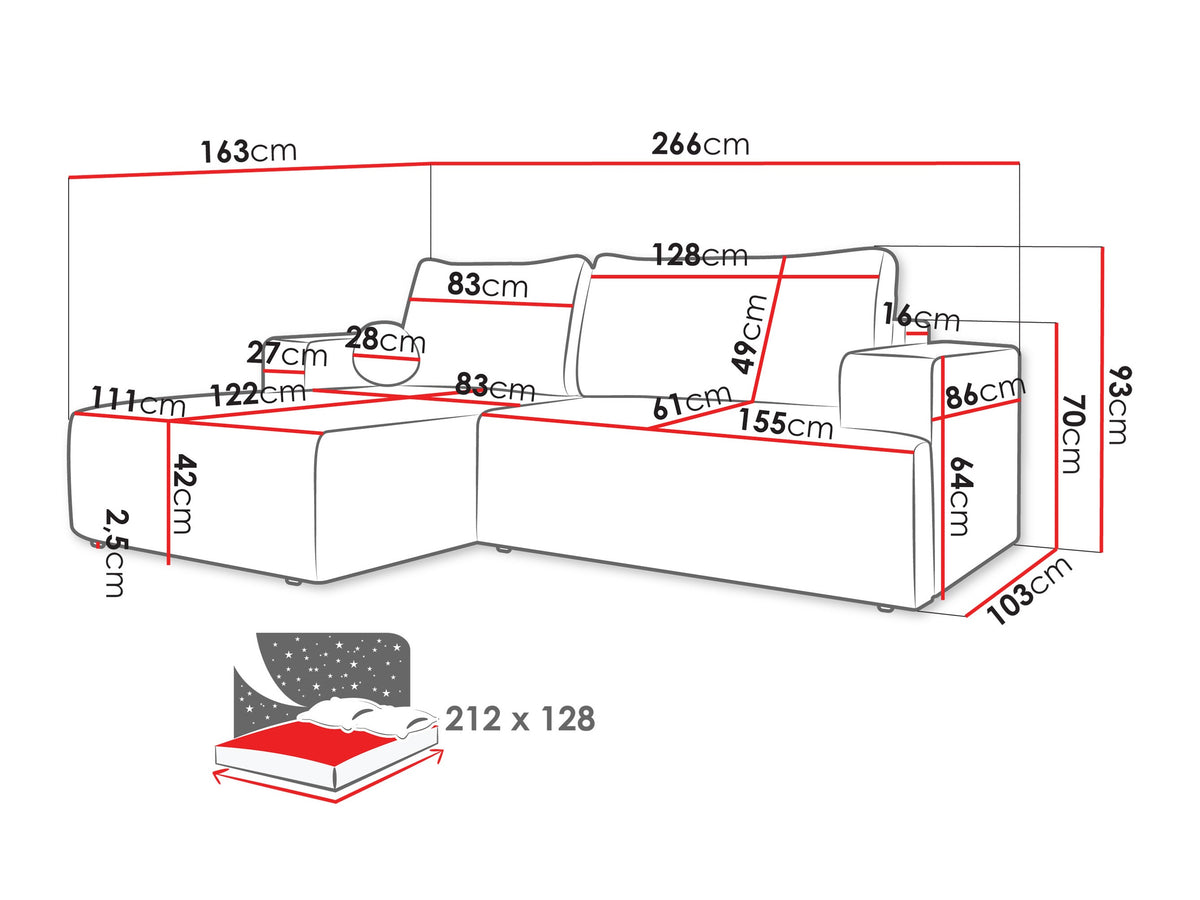 Corner sofa 604948