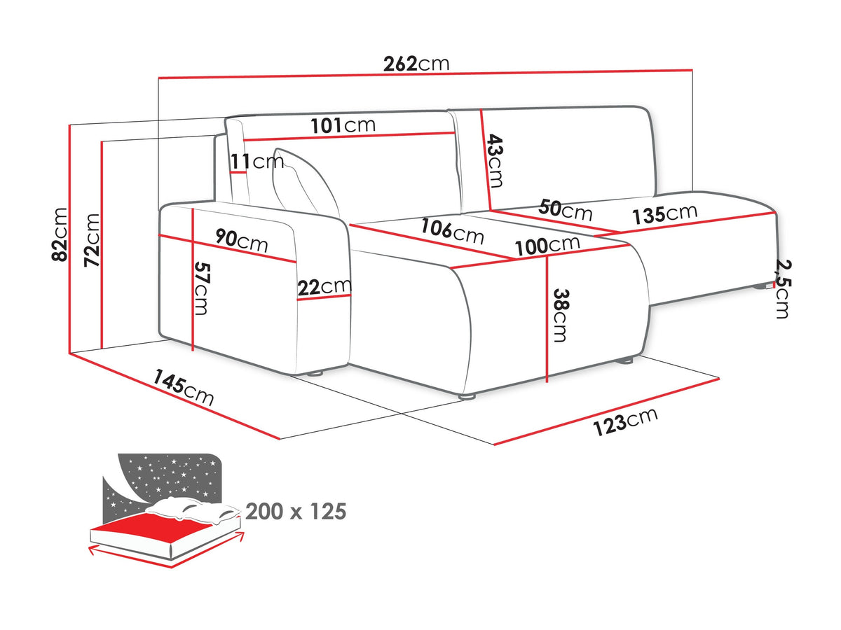 Corner sofa 661027