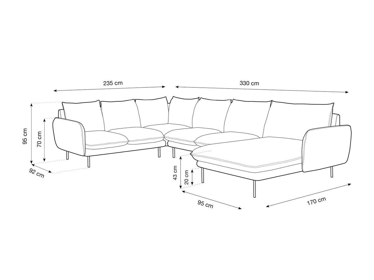 Corner sofa 661105