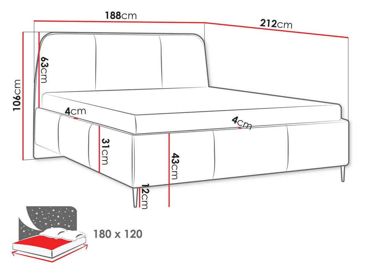 Bed 645795