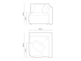 Modular seating unit 653792