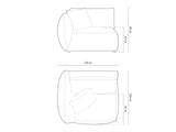 Modular seating unit 654033