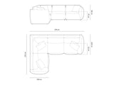 Modular corner sofa 654257