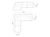 Modular corner sofa 654163