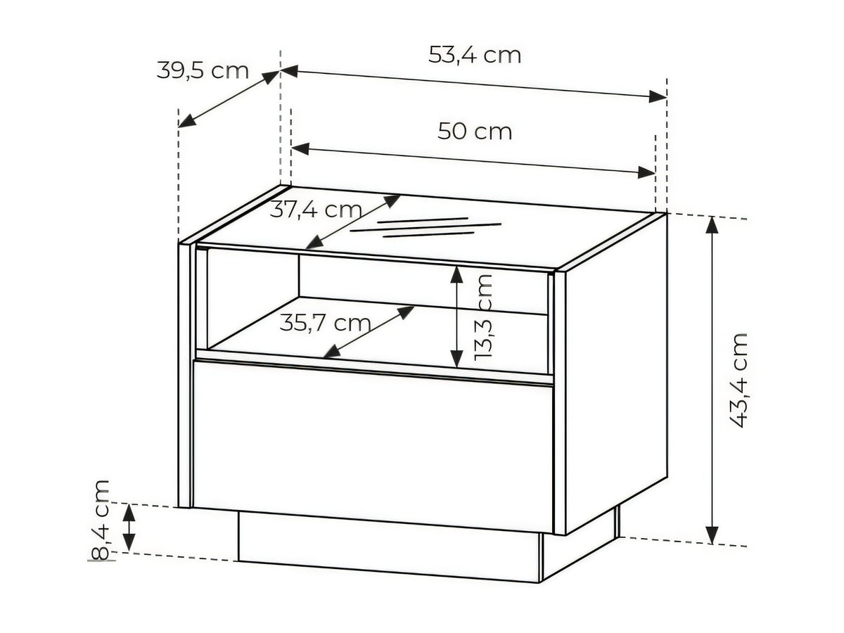 Bedside table 665340