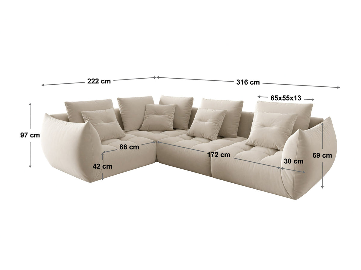 Modular corner sofa 587497