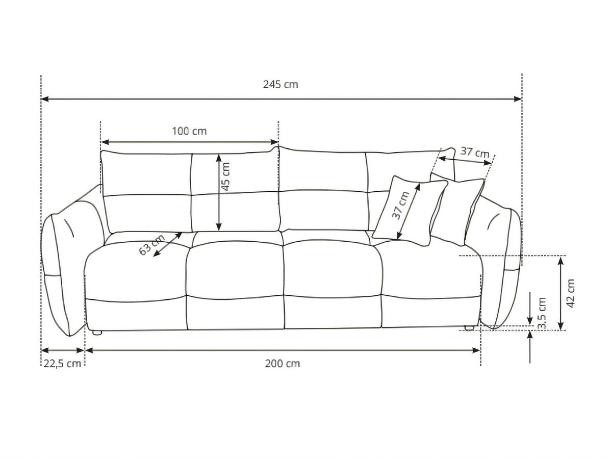 Sofa bed 665806