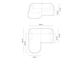 Corner sofa 666093