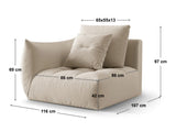 Modular seating unit 634883