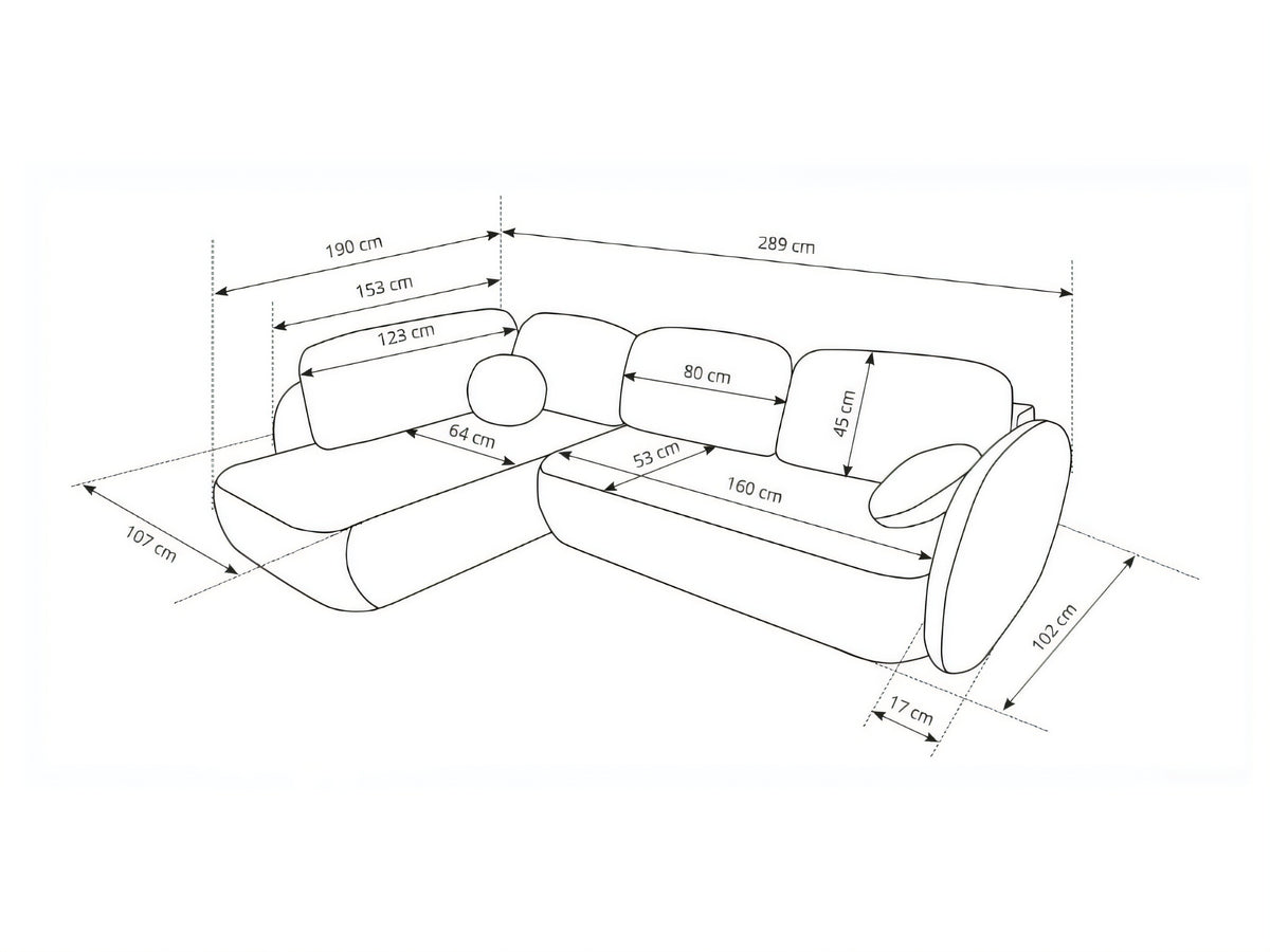 Corner sofa 666408