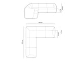 Corner sofa 666525