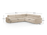 Modular corner sofa 670396