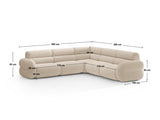 Modular corner sofa 670396