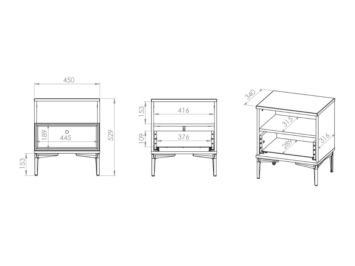 Bedside table 671787