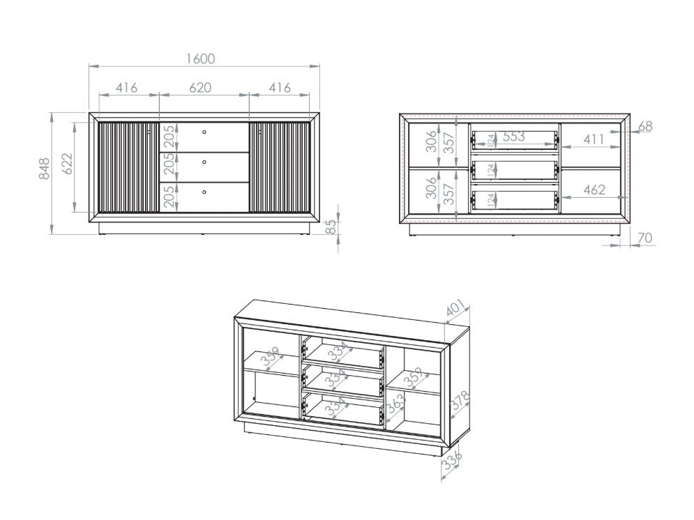 Chest of drawers 673988