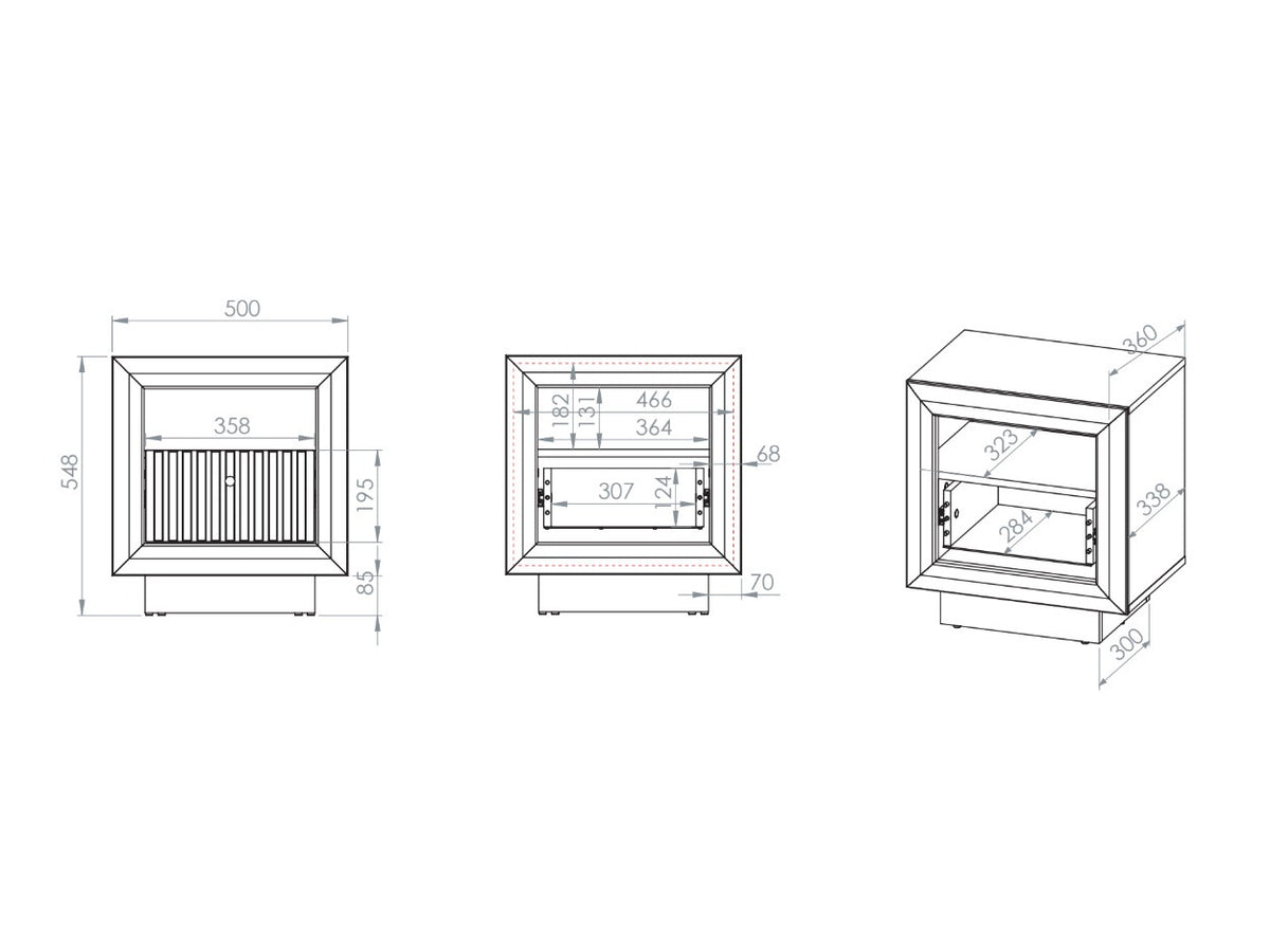 Bedside table 674056