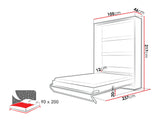 Wall bed 483040