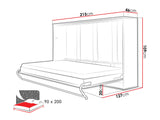 Wall bed 483098