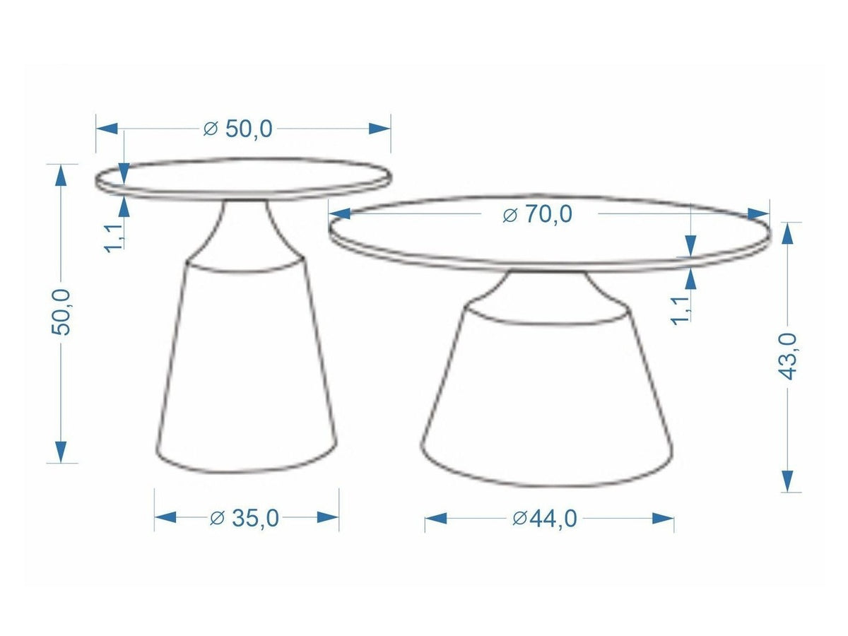 Nest of coffee tables 677858