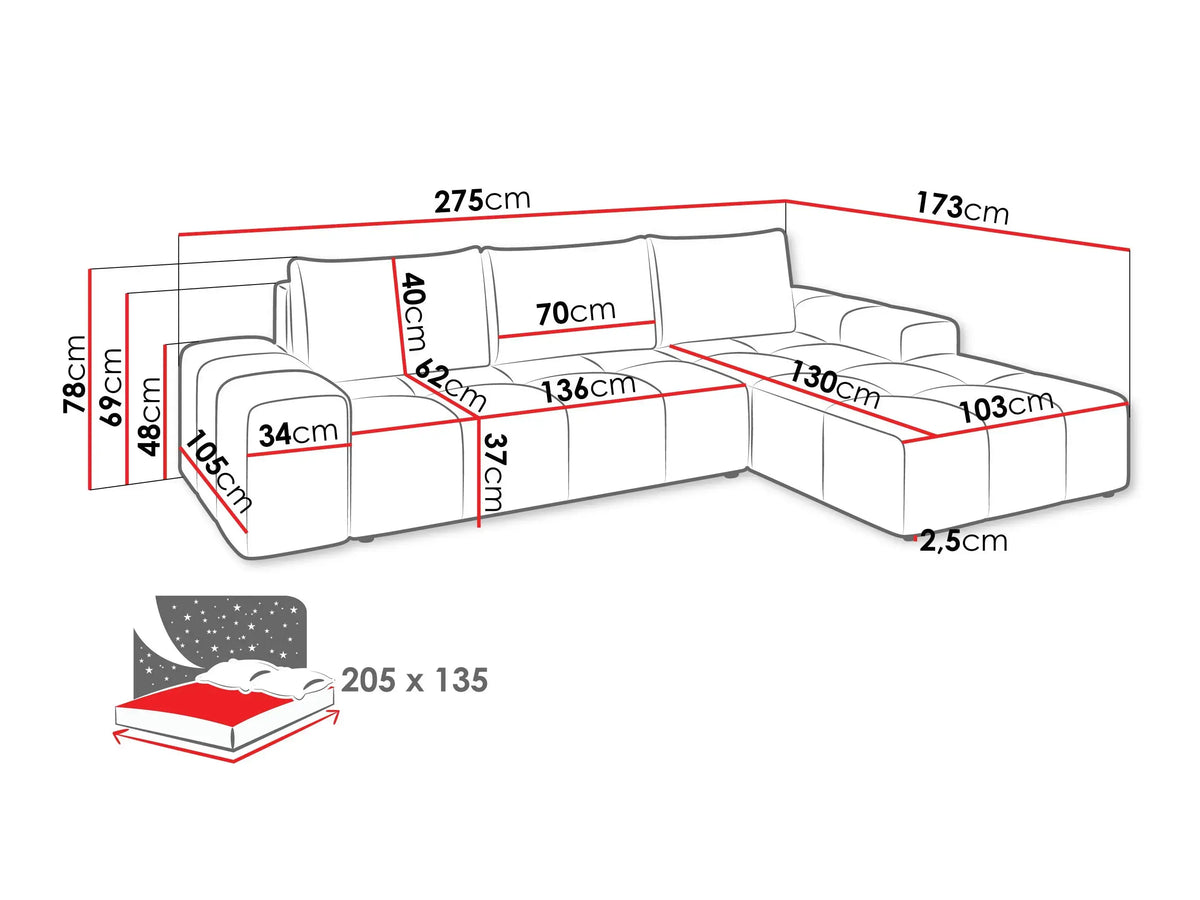 Corner sofa 680000