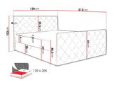 Continental bed 406597 5048481