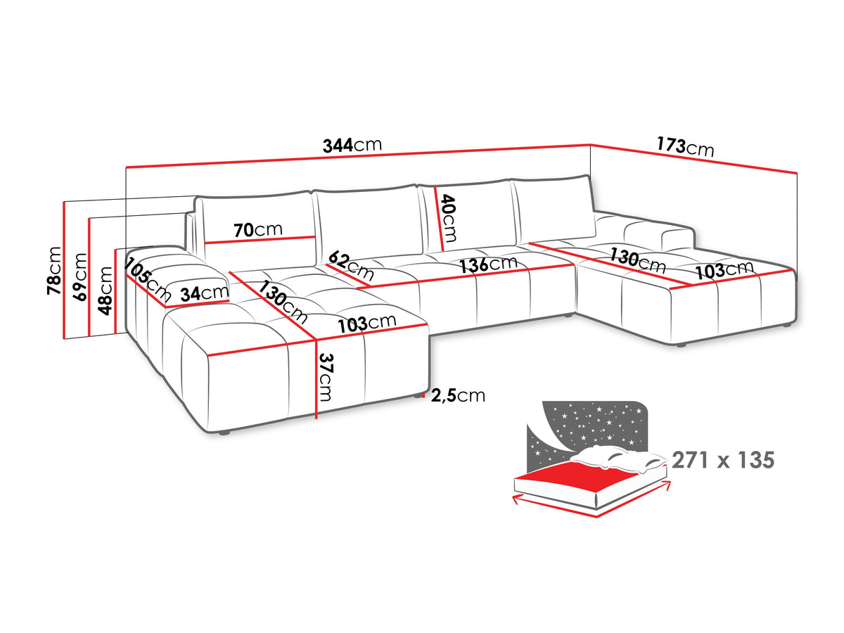 Corner sofa 680144