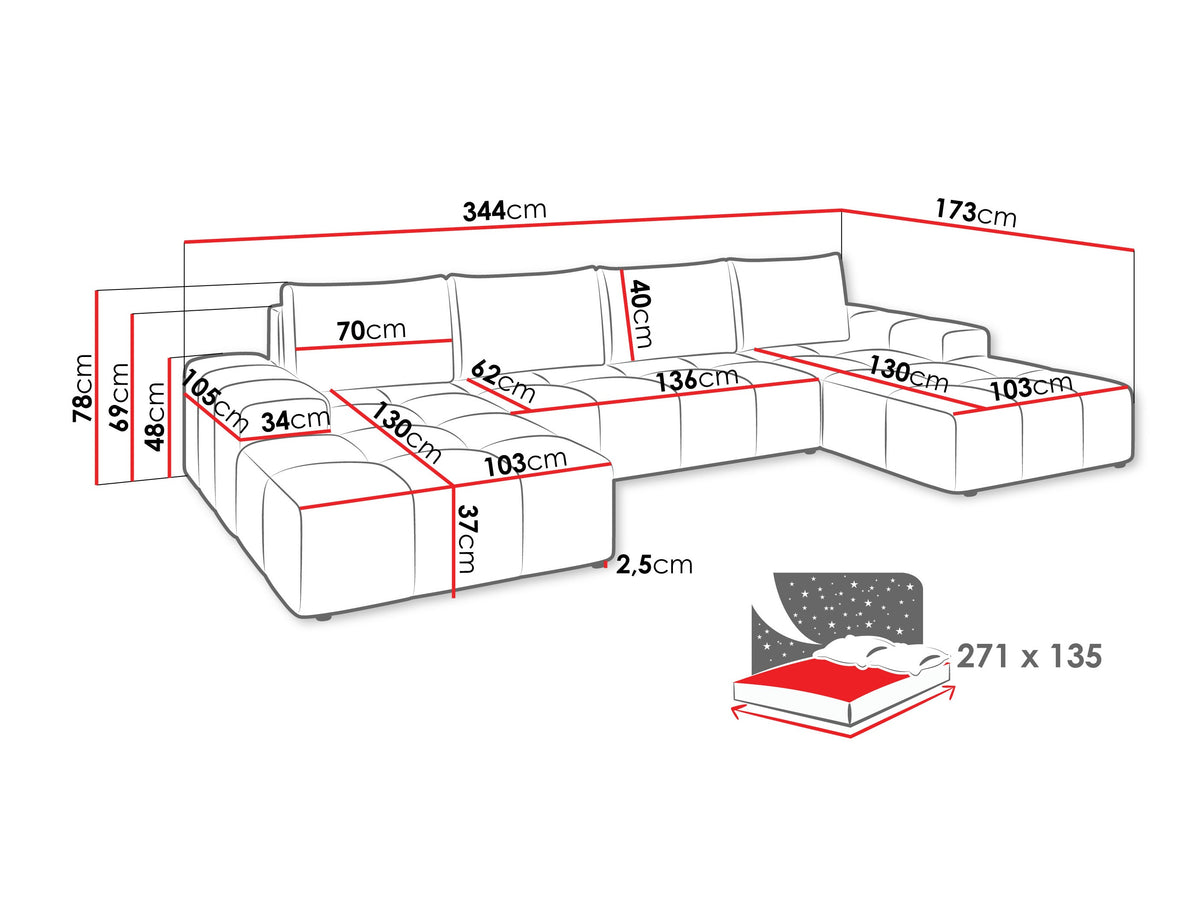 Corner sofa 680144
