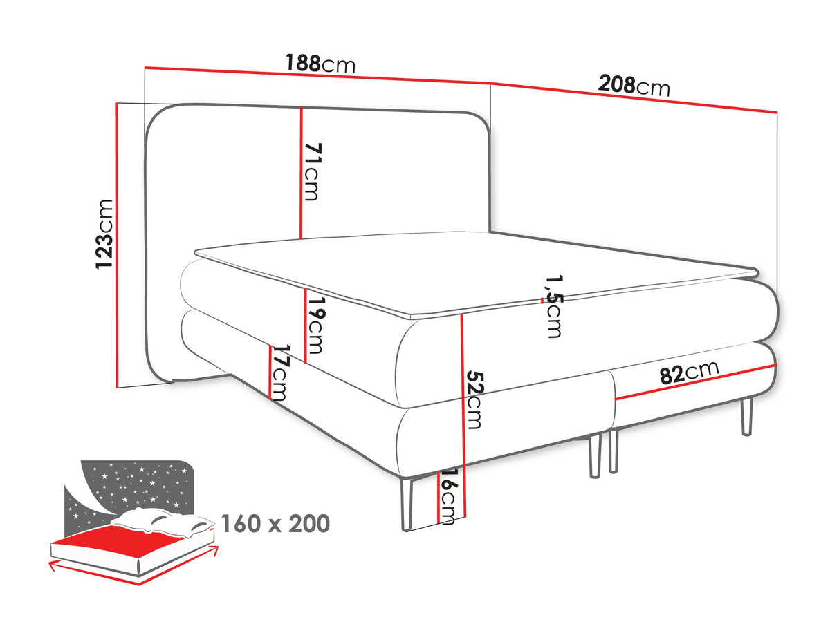 Continental bed 678892 5064652