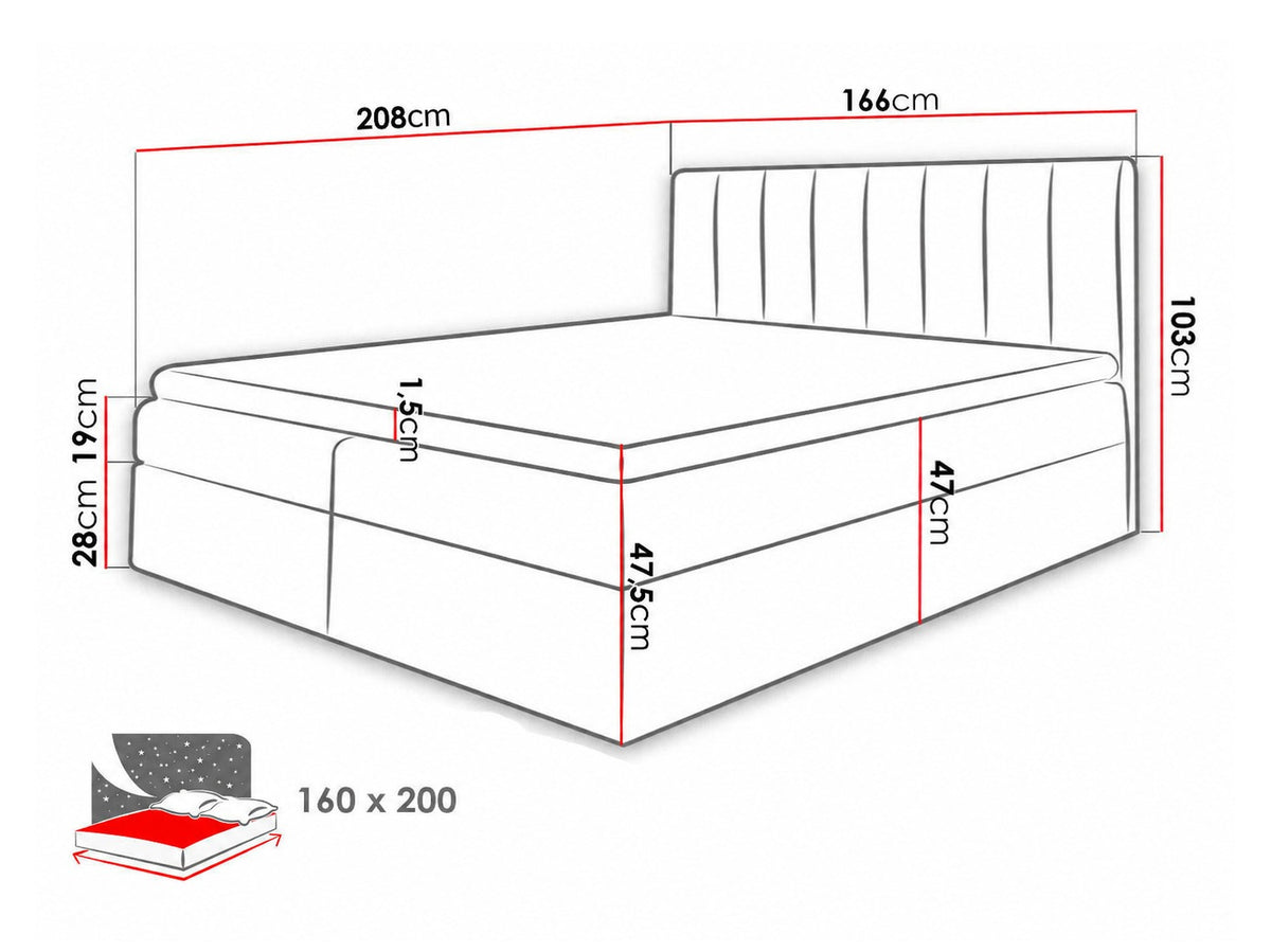 Continental bed 110101 5077095